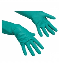 Перчатки резиновые Vileda Professional универсальные р.XL, зеленые, 101973