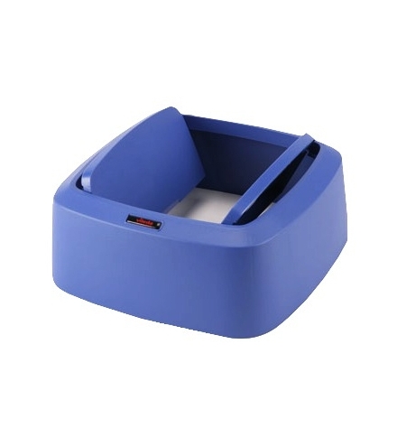 фото: Крышка для контейнера Vileda Professional Ирис 60л, маятник, прямоугольная, синяя, 137745