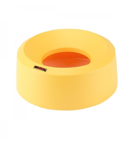 фото: Крышка для контейнера Vileda Professional Ирис 50л, воронкообразная, круглая, желтая, 137740