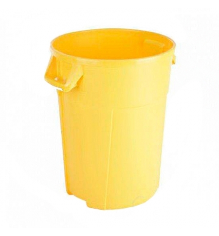 фото: Контейнер-бак для мусора Vileda Professional Титан 120л, желтый, 137718