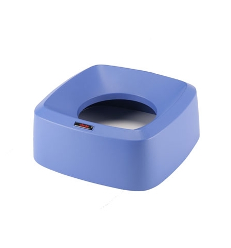 фото: Крышка для мусорного контейнера Vileda Ирис воронкообразная, круглая, синяя, 137743