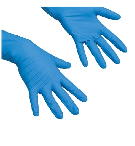 фото: Перчатки резиновые Vileda Professional СуперТафф XL, синие, 100184/100775/8039