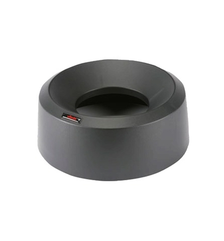 фото: Крышка для контейнера Vileda Professional Ирис 50л, воронкообразная, круглая, черная, 137736